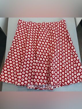 Retrolicious Skirt Skater Cherry 🍒 Print Made In USA  Size XL New